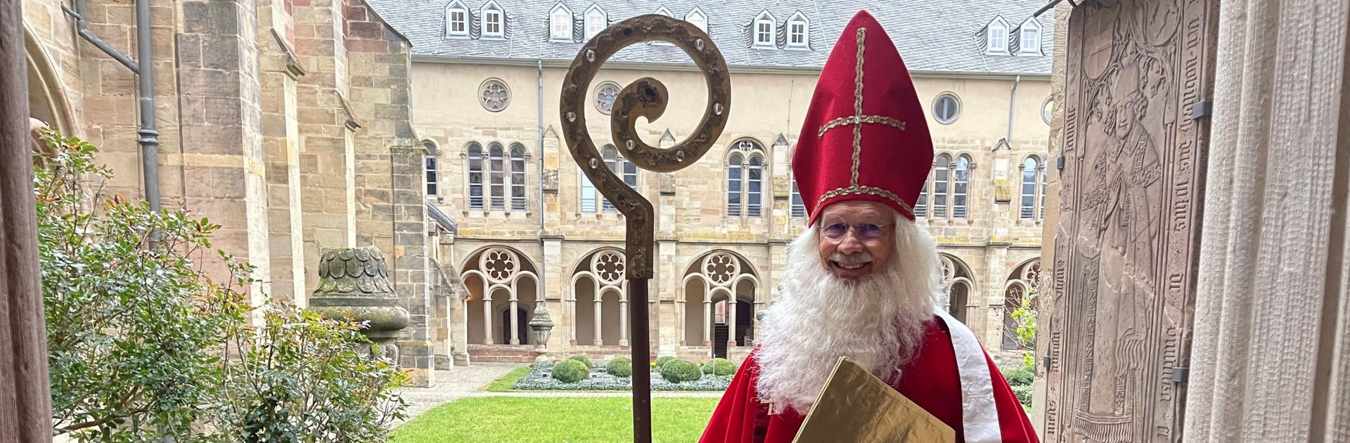 St Nicholas in the cloister of Trier Cathedral - © Michael Strobel