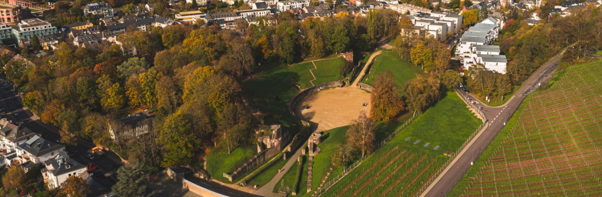 Amphitheater Trier | Aerial View - © Victor Beusch / Trier Tourismus und Marketing GmbH