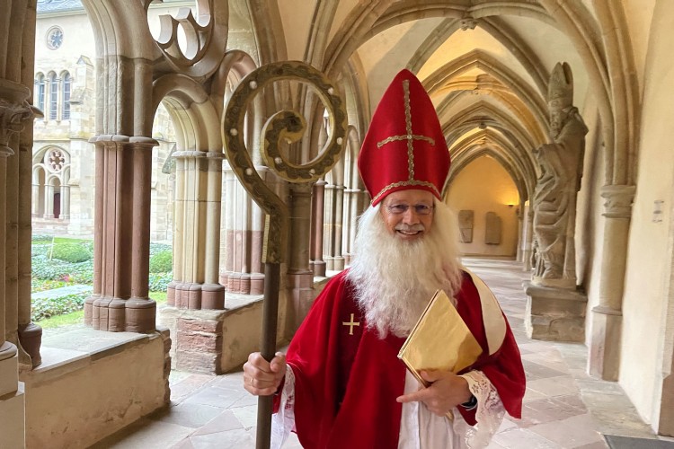 St Nicholas in the cloister of Trier Cathedral - © Michael Strobel